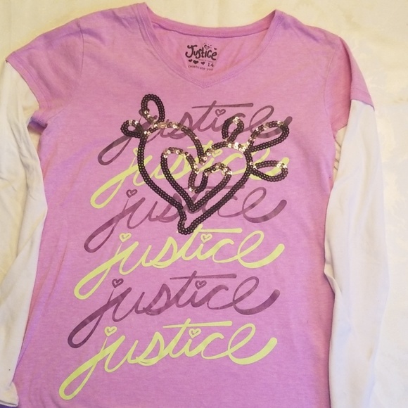 Justice long sleeve tee - Picture 1 of 1